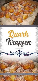 Quark Krapfen Fritters Food Dessert Recipes
