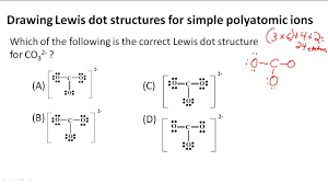 A video tutorial for how to draw lewis structures in five steps. Drawing Lewis Dot Structures For Simple Polyatomic Ions Youtube
