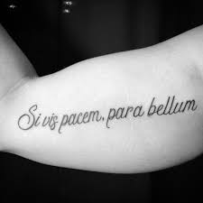 How to make a tattoo of para bellum? Facebook