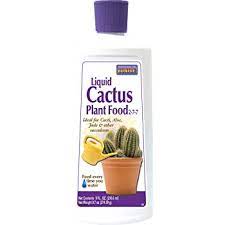 If a cactus plant starts to topple, place it in a deeper pot. Bonide Liquid Cactus Plant Food