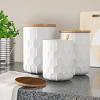 With the look and feel of a piece of artisan pottery, the lilou canisters charm with perfectly imperfect ridges that give them a handcrafted look. 3