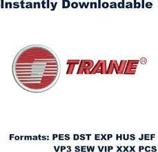 Trane Logo Embroidery Design Embroidery Logo Embroidery Designs Popular Logos