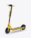 Download Electric Scooter Mockup In Vehicle Mockups On Yellow Images Object Mockups PSD Mockup Templates