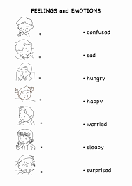 Worksheets For Kindergarten Emotions In 2020 Kindergarten Worksheets Kindergarten Worksheets Printable Preschool Worksheets