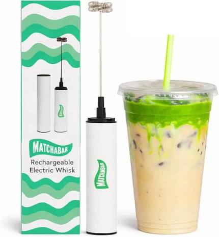 MatchaBar High-Speed Electric Milk Frother USB Rechargeable Whisk: Milk Frothers & Accessories: Amazon.com.au