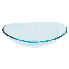 alto glass vessel sink clear free