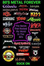 80's Metal Bands … | 80s metal bands, Rock band logos, Hair metal bands