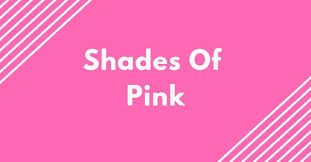 Pink is the color of love and friendship. Shades Of Pink 50 Pink Colors With Hex Codes