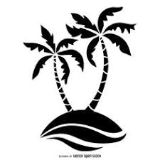 Palm tree silhouette set on white background. 10 Best Palm Tree Clip Art Ideas Palm Tree Clip Art Art Palm Trees