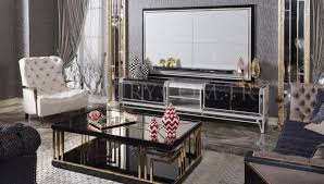 Crushed tv unit with electric fireplace. Urunad Luxury Line