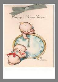 Happy New Year New Year Greetings New Year Card Vintage Greeting Cards