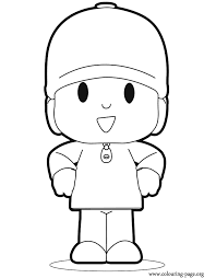 Free pocoyo coloring pages to print for kids. Pocoyo Coloring Coloring Home