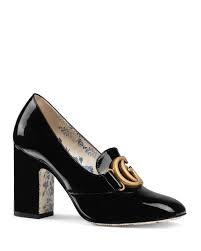 Gucci Women S Victoire Block Heel Pumps Shoes Bloomingdale S Black Pumps Heels Pumps Pumps Heels