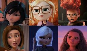 Gogo, Sam, Tulip, Vanessa, Susan, Moana by SRStudiosFanclub