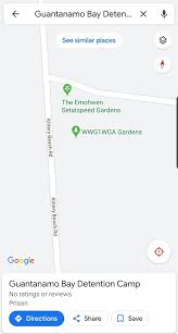 News, images, translation, books are the main functions. Marc Andre Argentino On Twitter According To Google Maps Guantanamo Bay Detention Has A Wwg1wga Garden Looks Like Some Anons Have Been Messing With Gmaps Https T Co D6vd4go3zf