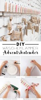Einfacher Diy Adventskalender Mit Wascheklammern Adventkalender Adventskalender Selbstgemachter Adventskalender
