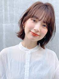 アッシュ アンニュイほつれヘア 前髪あり ストレート dydi 表参道 dyplus表参道 高野 烈 601844 hair 2021 ヘアスタイリング ボブ パーマ 40代 ヘア