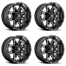 Black Rhino 8 Lug Wheels Set 4 20 Fuel Lethal D567 Matte Black Milled Wheels 20x10 8 Lug 8x170 24mm Fueloffroad Truck Rims Wheel Wheels And Tires