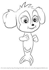 724 x 1024 png pixel. How To Draw Baby Mer Pup From Paw Patrol Drawingtutorials101 Com Paw Patrol Coloring Dog Coloring Page Cartoon Coloring Pages