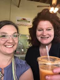 Fresh squeezed juice at Biblian's Cafe