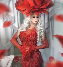 Mila Fashion Red Feather Bottom Lace Gown Rental Exclusive One Of A Kind Available For Rent And Purchase Bea Fashion Red Evening Gowns Prom Dresses Gowns