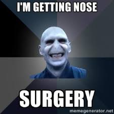 Image result for nose job meme