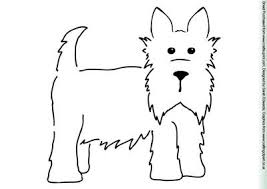 To print the coloring page Standing Scottie Dog Digital Stamp Cup130153 172 Craftsuprint