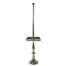 Stehleuchte Mit Ablage Metall Silber Stehlampe Mit Tisch Und