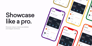 Download Moockly Colorful App Mockups In Ux Ui Kits On Yellow Images Creative Store PSD Mockup Templates