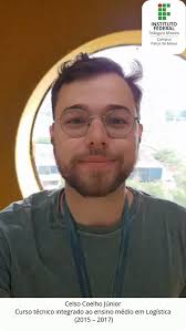 ✨O Celso Coelho é egresso da primeira turma do curso de Logística integrado  ao médio. Ele não perdeu tempo e também estudou no Centro de Idiomas do  IFTM., Ah, ele foi o primeiro estudante do campus a ...