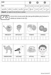 Votre recherche de dictons : Exercice Phonologie Maternelle Cycle 1
