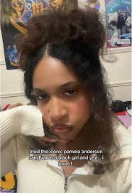 Pamela Anderson Hair Dark Skin