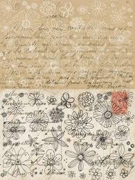 Nain De Jardin Motifs Gribouillages Artistiques Doodling De Fleurs Zentangle