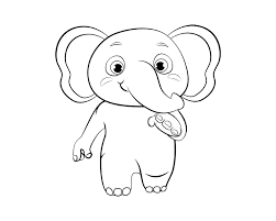 These alphabet coloring sheets will help little ones identify uppercase and lowercase versions of each letter. Elephant Cocomelon Coloring Page Free Printable Coloring Pages