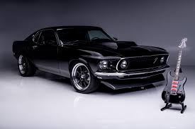 With its short deck, long hood, and relative affordability, the ford mustang debuted in 1964 and gave rise to a whole new type of vehicle: Barrett Jackson And Fender Custom Shop Collaborate On 1969 Ford Mustang Resto Mod With Matching Fender Custom 69 Stratocaster Guitar Tone Master Deluxe Reverb Amplifier Business Wire