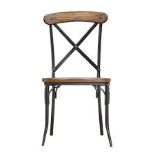 Spend $7500 get 10% off. Nelson Industrial Rustic Cross Back Dining Chair