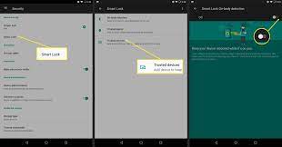 Set an unlock method, and follow the onscreen instructions to set the lock screen . Using Google Smart Lock On Your Android Device