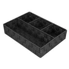 Black 4 Cube Organizer Home Basics 9 5 In X 3 25 In Black 4 Cube Organizer Pb45374 The Home Depot In 2020 Home Basics Cube Organizer 4 Cube Organizer