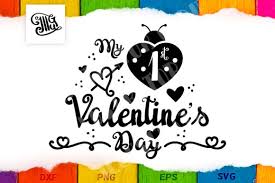 Download My 1st Valentine Graphic By Illustrator Guru Creative Fabrica PSD Mockup Templates