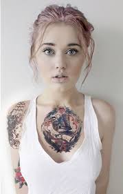 While some of the designs can be so large that they can extend to the. 1001 Ideas For Beautiful Chest Tattoos For Women