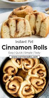 Instant Pot Cinnamon Rolls In 2021 Cinnamon Rolls Easy Cinnamon Rolls Recipe Cinnamon Rolls