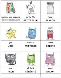 Lexique La Couleurs Des Emotions Emotions Maternelle Emotions Prescolaire La Couleur Des Emotions