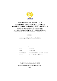 Bahan bacaan dan nota hubungan etnik paimah aroma mohd mohd nizah latifah abdul latiff edisi lengkap malaysia pertama 2011 pertama edisi lengkap 2011 hak cipta. Https Anzdoc Com Download Pengembangan Bahan Ajar Teks Fabel Yang Bermuatan Kisah Tela Html