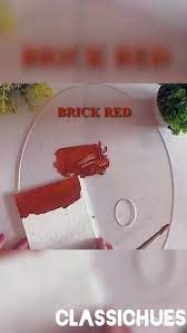 How To Make Brick Red Paint Color