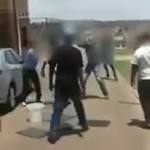 Pupil threw brick teacher removed