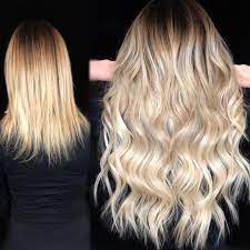 Platinum Blonde With Root Melt Before And After Extensions Bellami 20 Bellami Hair Extensions Blonde With Root Melt Long Hair Styles