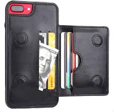 Keep it simple and keep your credit cards and id stored and safe with the assistance of the spigen slim armor iphone 8 plus wallet and card holder. Amazon Com Kihuwey Iphone 7 Plus Iphone 8 Plus Wallet Case With Credit Card Holder Premium Leather Kickstand Durable Shockproof Protective Cover For Iphone 7 Plus 8 Plus 5 5 Inch Black