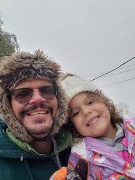 Grandkids' first time playing in the snow