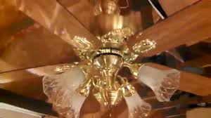 Xem thêm ý tưởng về đồng hồ, kiến trúc. Encon Ceiling Fan Polished And Antique Brass With Light Youtube