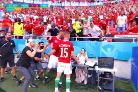 Hungary hero attila fiola has apologised for trashing a journalist's desk after scoring against france. X Bal8mqpudjhm